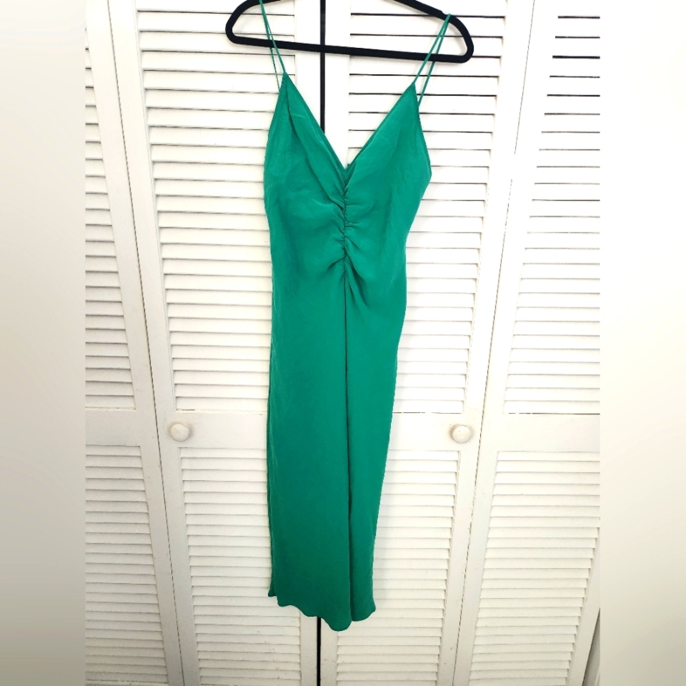 Green Slip dress